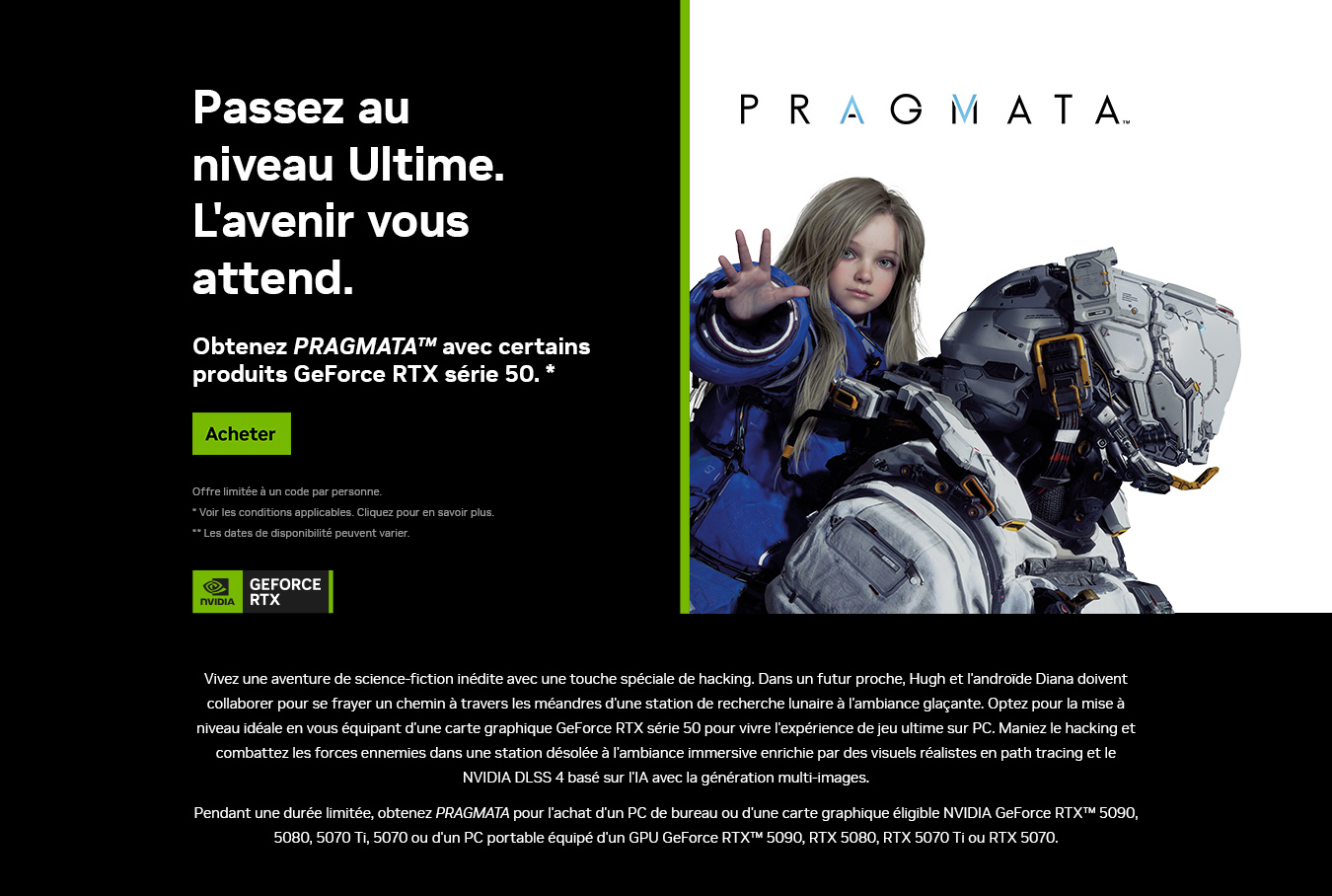 NVIDIA GeForce RTX Série 50